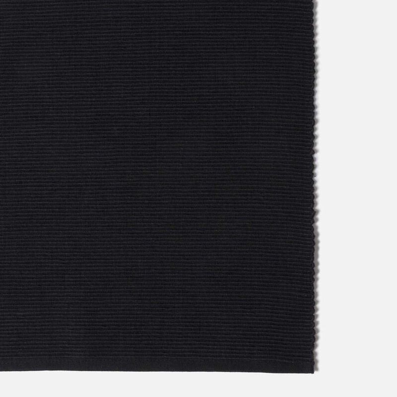 Città Ribbed Placemat Set Of 4 Black 36.5x50cm image number 1