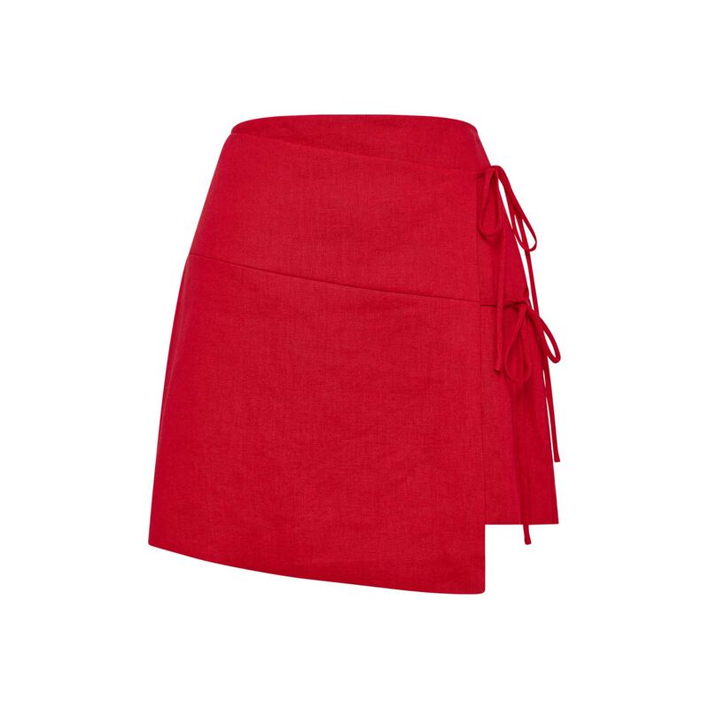 Nude Lucy Lotta Linen Mini Skirt image number 1