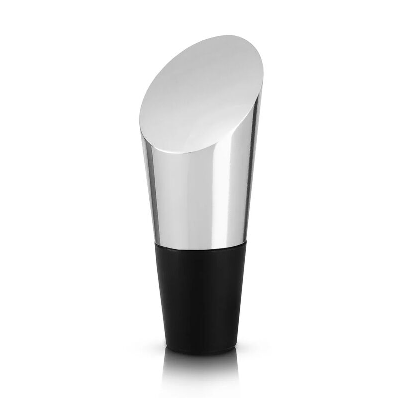 Admiral Heavyweight Silver Bottle Stopper image number 0