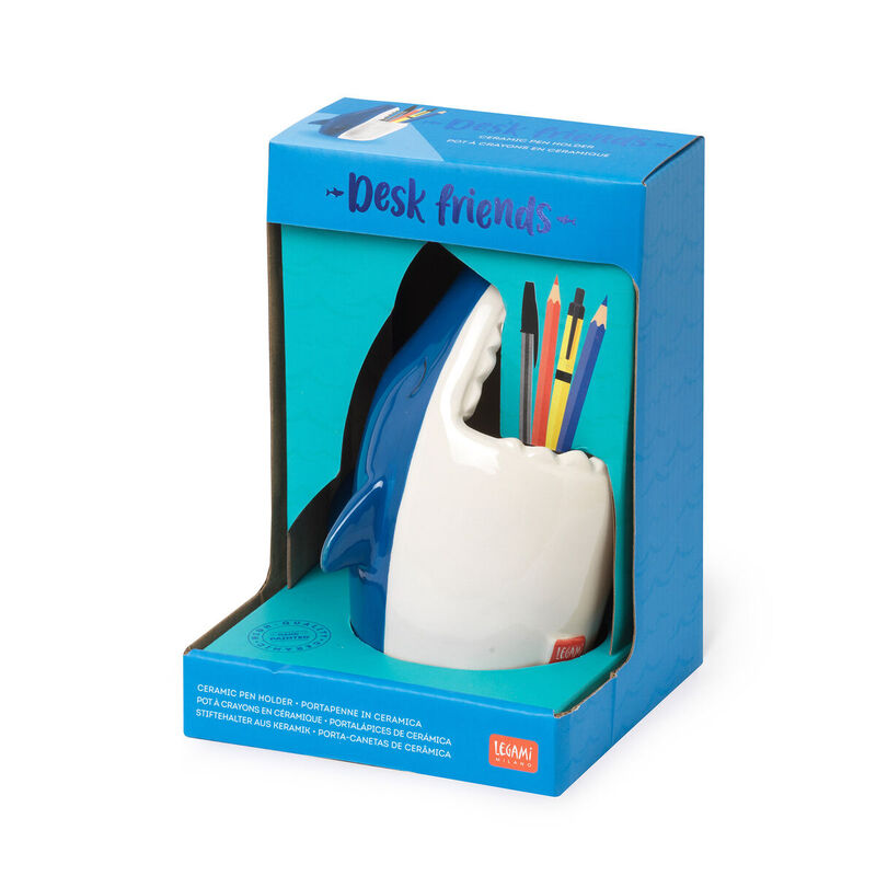 Legami Shark Ceramic Pen Holder image number 1