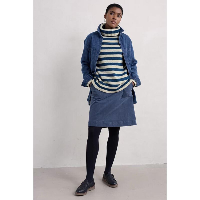 Seasalt Cornwall Braque Jumper Cornish Galley Aran image number 3