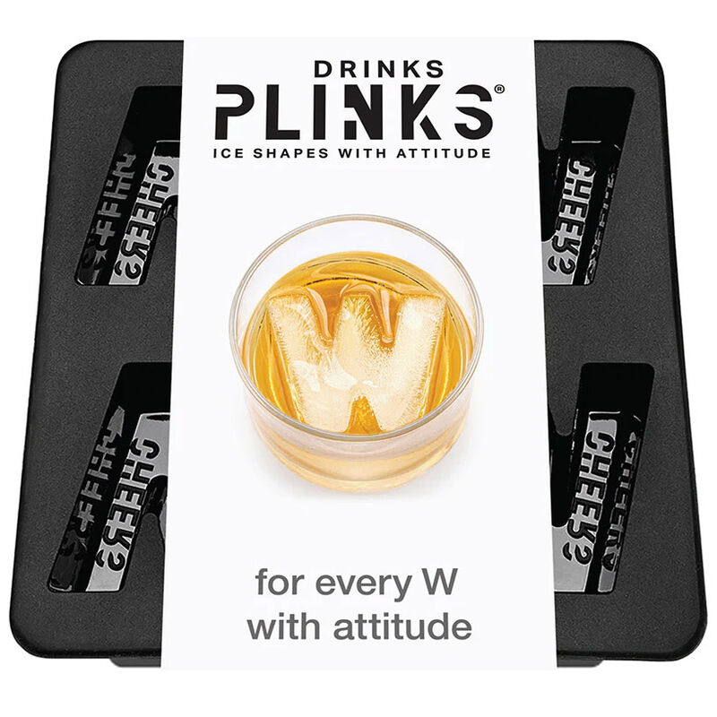 Drinks Plinks Ice Cube Tray - Letter W image number 2
