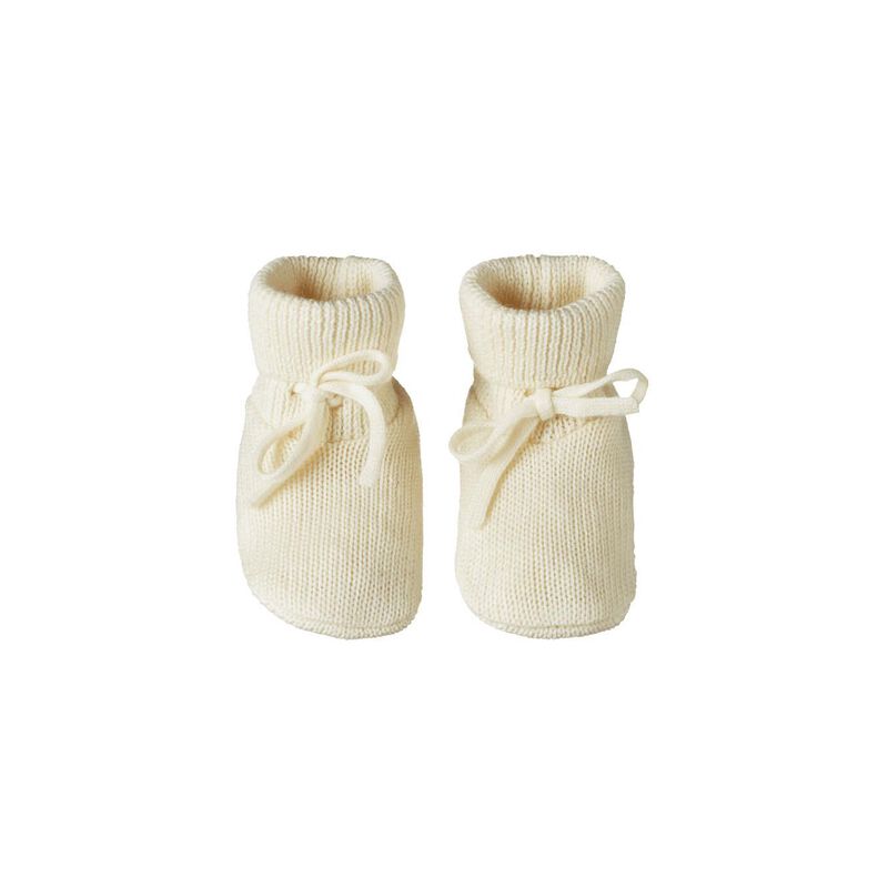 Nature Baby Merino Knit Drawstring Booties image number 0