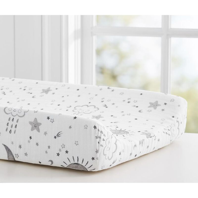 Pottery Barn Kids Skye Muslin Changing Pad Cover image number 0