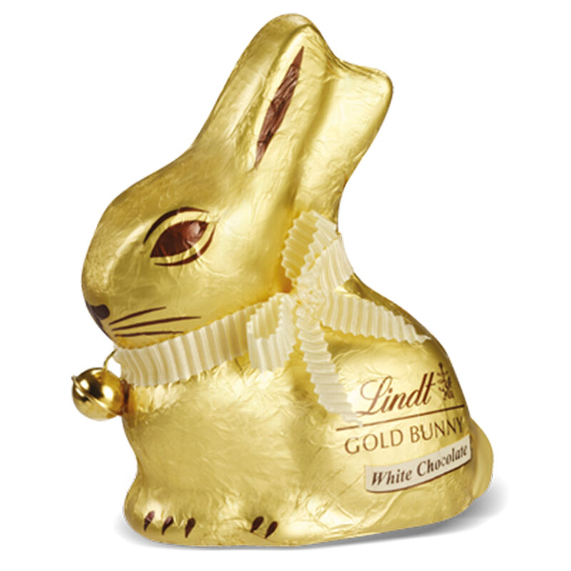 Lindt Gold Easter Bunny White Chocolate 100g image number 0