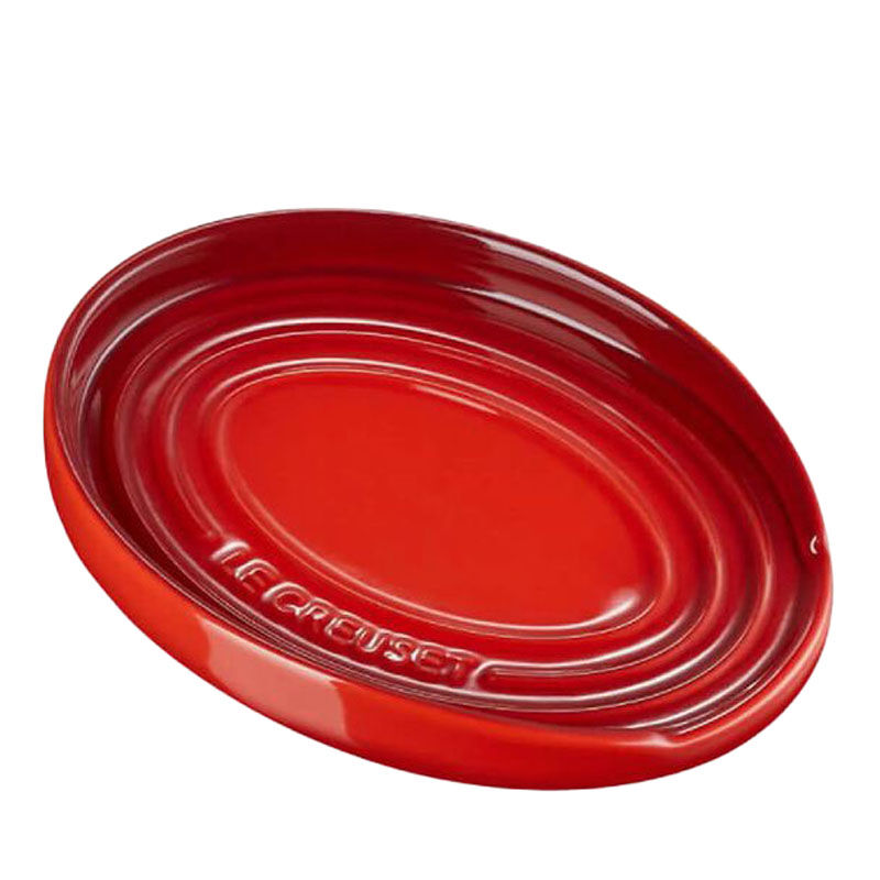 Le Creuset Oval Spoon Rest - Cerise image number 0