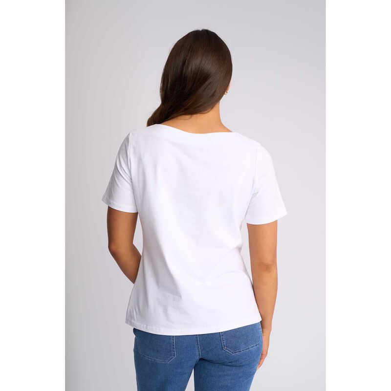 Vassalli Boat Neck Top image number 7