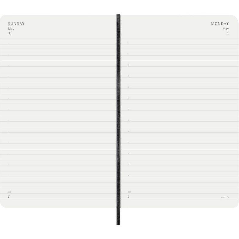 Moleskine Diary 12 Month Daily SC Large Black 2026 image number 1