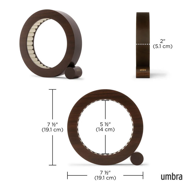 Umbra Ferris Ring Holder Walnut image number 3