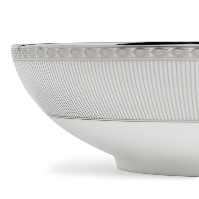 Wedgwood Silver Tonquin Cereal Bowl 18cm image number 1