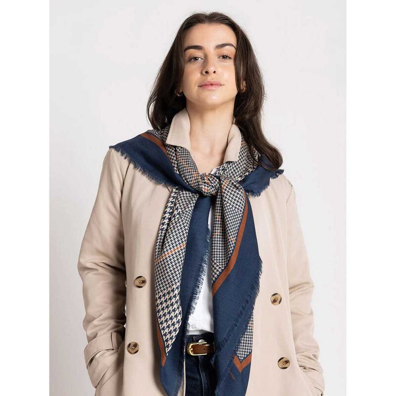 Dark Hampton The Sutherland Wool Silk Scarf image number 1