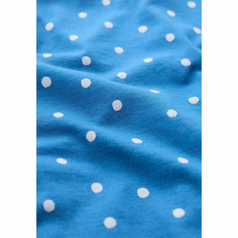 Seasalt Cornwall Secret Cove Dress Little Sponge Spot Sailboats image number 2