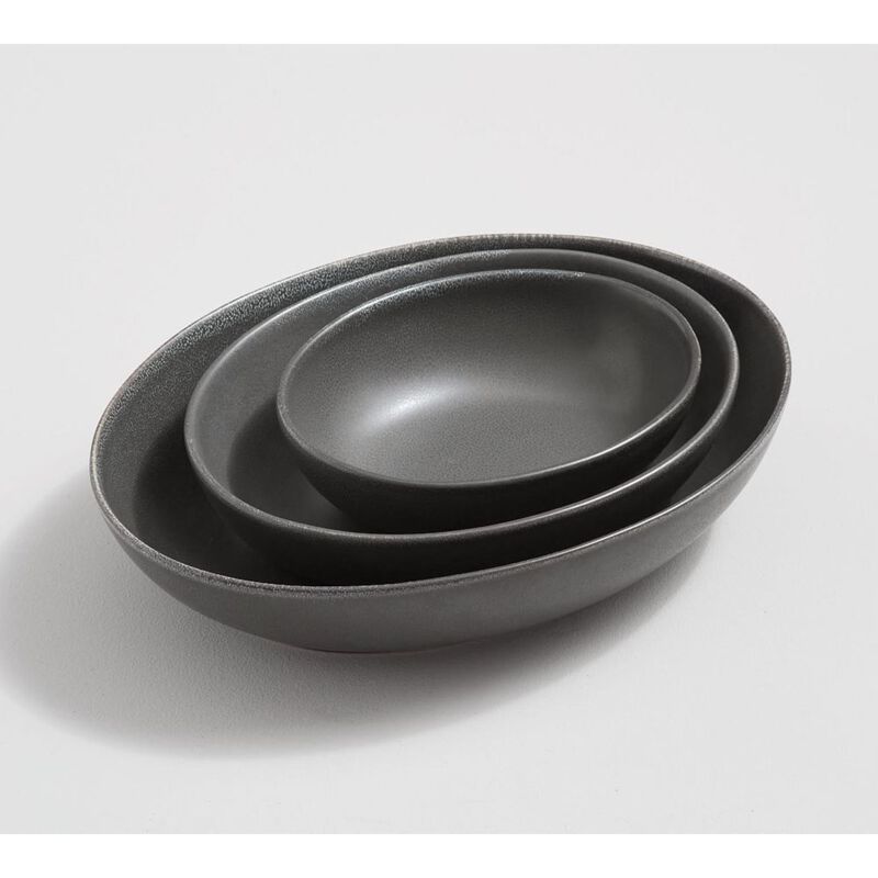 Pottery Barn Mason Small Serve Bowl Charcoal image number 1