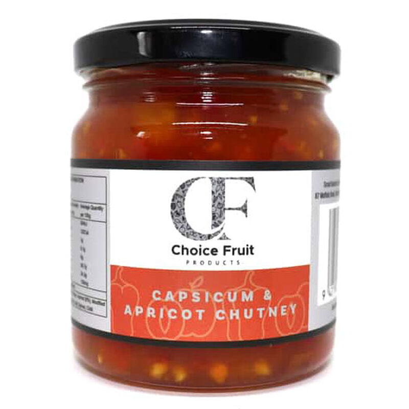Choice Fruit Products Capsicum & Apricot Chutney 210g image number 0
