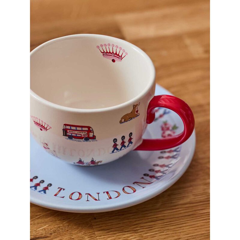Cath Kidston London Town Teacup & Saucer image number 2