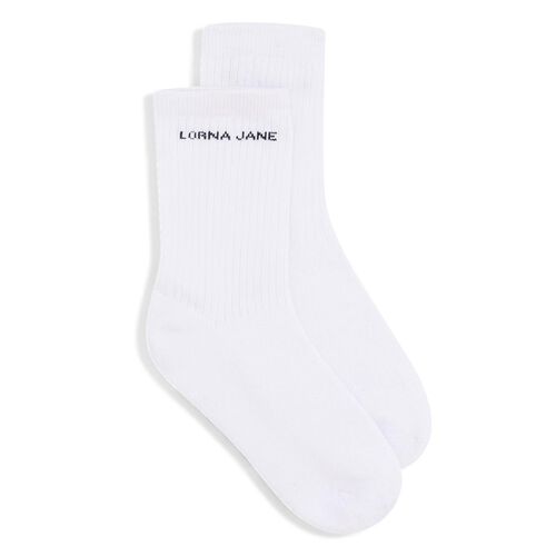 Lorna Jane 2Pk Inspirational Crew Socks