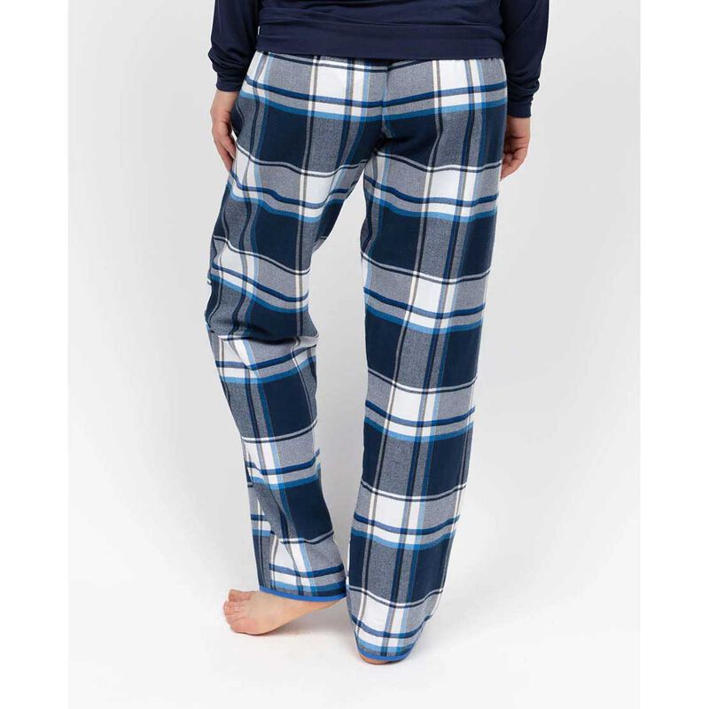Cyberjammies Frosty Brushed Check Pyjama Bottoms image number 1