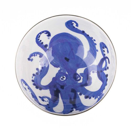Shoeless Joe Stainless Steel Octopus Bowl 24.5cm