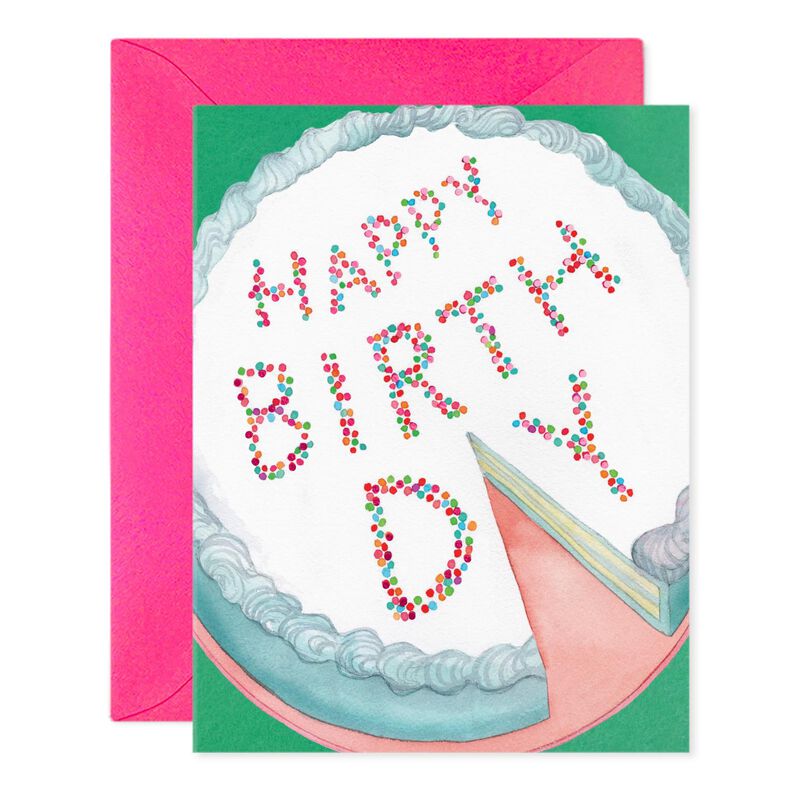 E Frances Cake Slice Card image number 0