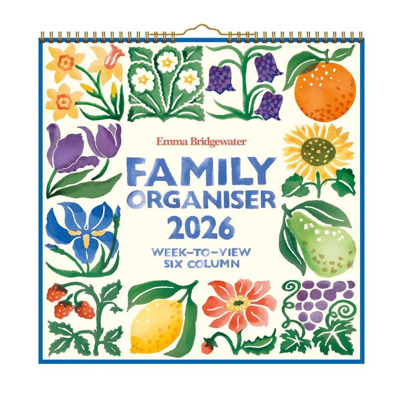 Emma Bridgewater Fruit & Flowers Tiles Family 2026 Organiser image number 0