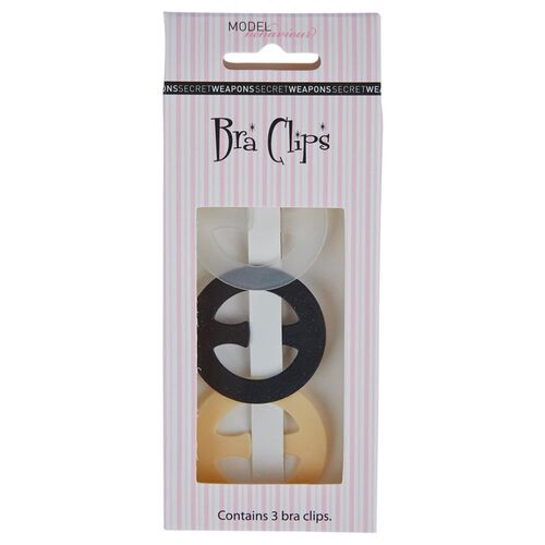 Secret Weapons Bra Clips 3 Pack Assorted
