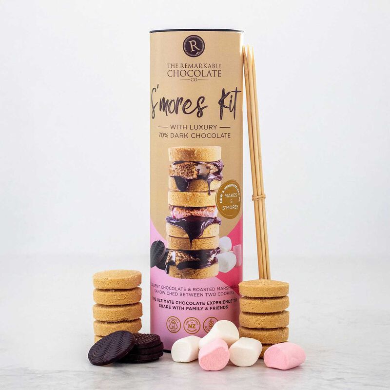 The Remarkable Chocolate Co S'mores Kit Dark Chocolate image number 1