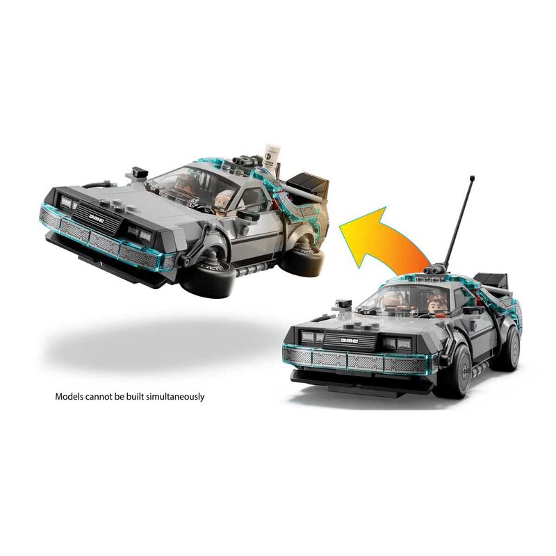 LEGO Speed Champions Time Machine from Back to the Future image number 1