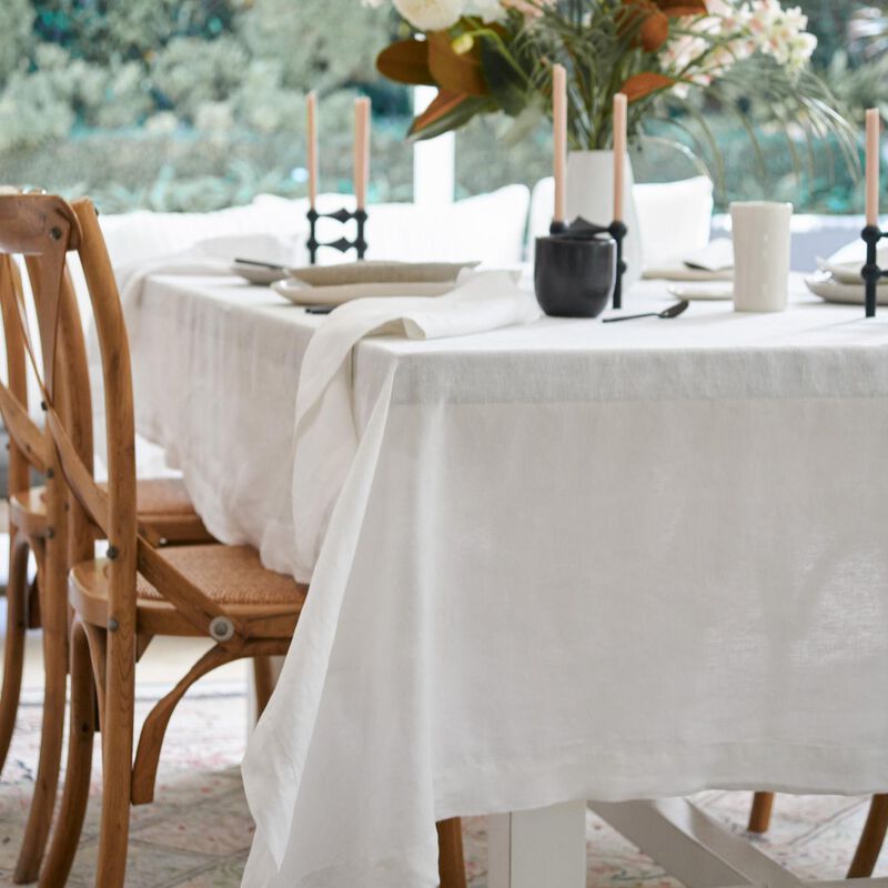 Wallace Cotton Loft Tablecloth image number 3