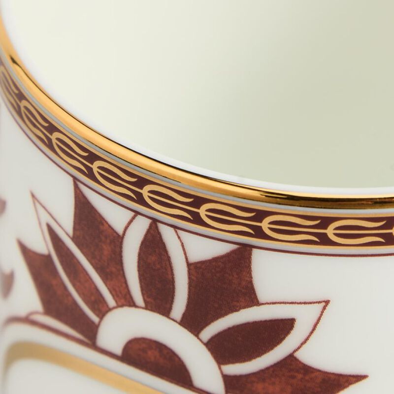 Wedgwood Red Splendour Mug 270ml White/Red image number 3