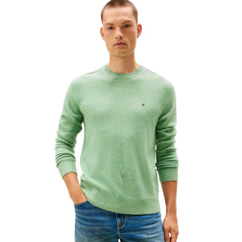 Tommy Hilfiger Pure Wool Crew Neck Jumper image number 0
