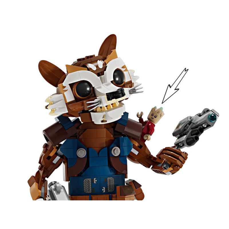 LEGO® Marvel Rocket & Baby Groot image number 2