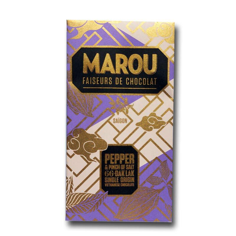 Marou Dak Lak Salt & Pepper 66% Bar 80g image number 0