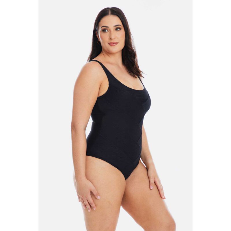 Togs Black One Piece Round Patchwork image number 3