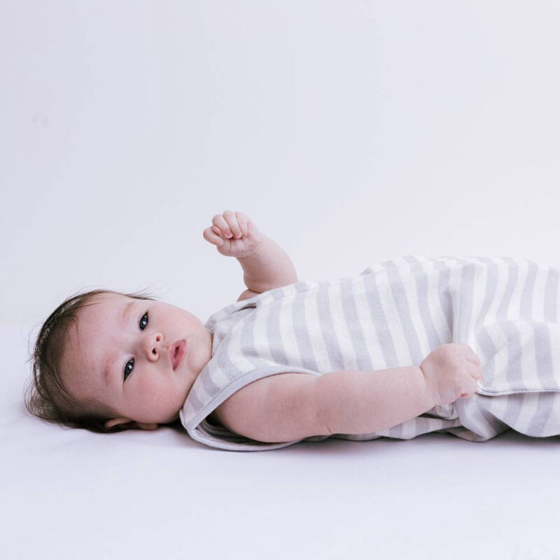 Woolbabe&nbsp;Duvet Front Zip Merino/Organic Cotton Sleeping Bag - Pebble image number 2