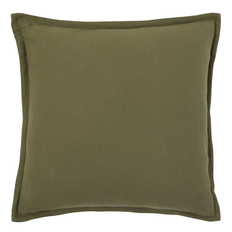 Wallace Cotton Lennon Large Square Cushion Cover 55x55cm image number 2