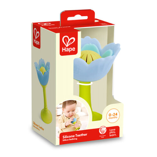 Hape Flower Teether Blue