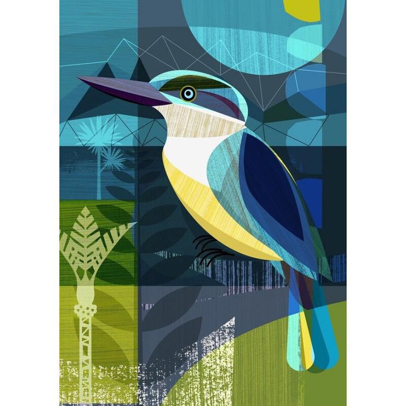 Ellen Giggenbach NZ Kingfisher Contemporary Frame image number 0