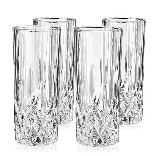 Viski Admiral Highball Glasses, Set of 4