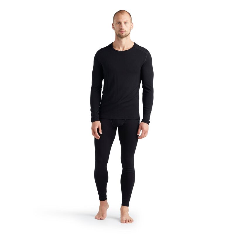 Icebreaker Mens Merino 260 Tech Long Sleeve Crew Neck Thermal Top image number 3