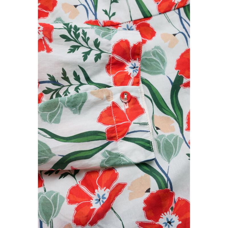 Seasalt Cornwall Aventurier Tunic Crayon Poppy Heron image number 2