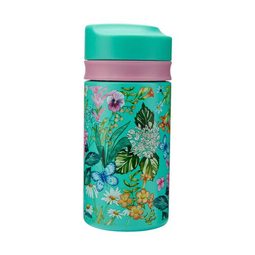 Maxwell & Williams Botanica Double Wall Insulated Travel Cup 350ml Green