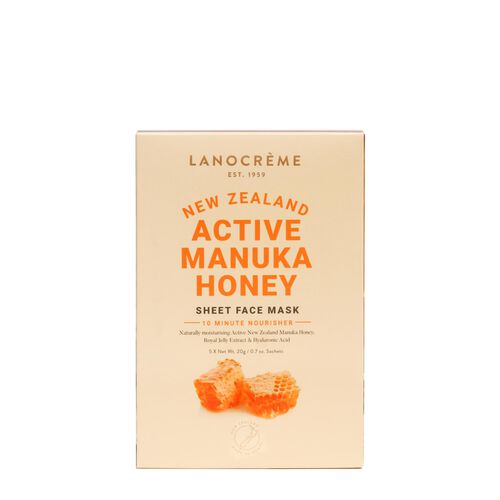 Lanocreme Manuka Honey Face Mask 5 Pack