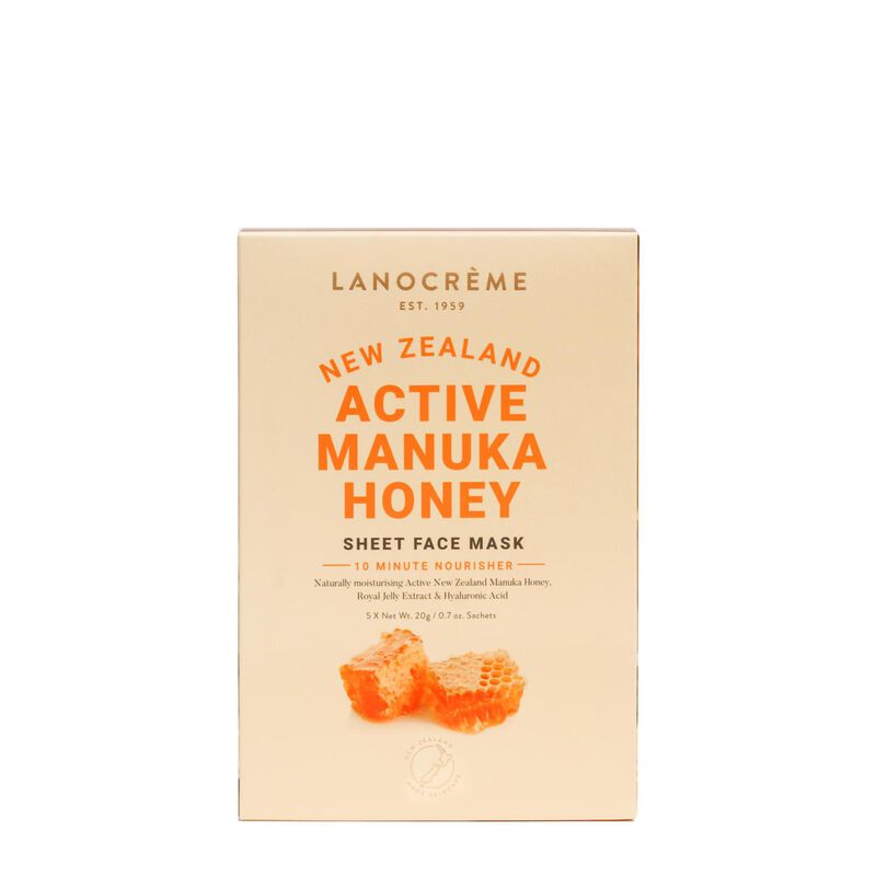 Lanocreme Manuka Honey Face Mask 5 Pack image number 0