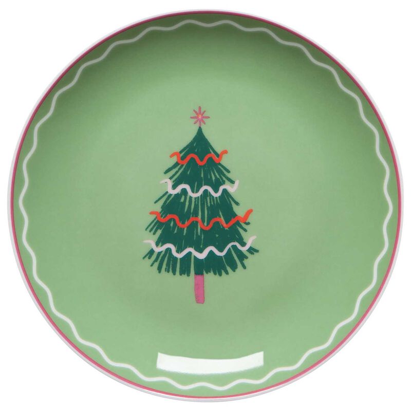 Danica Glitzmas Appetizer Set Of 4 Christmas Plates image number 3