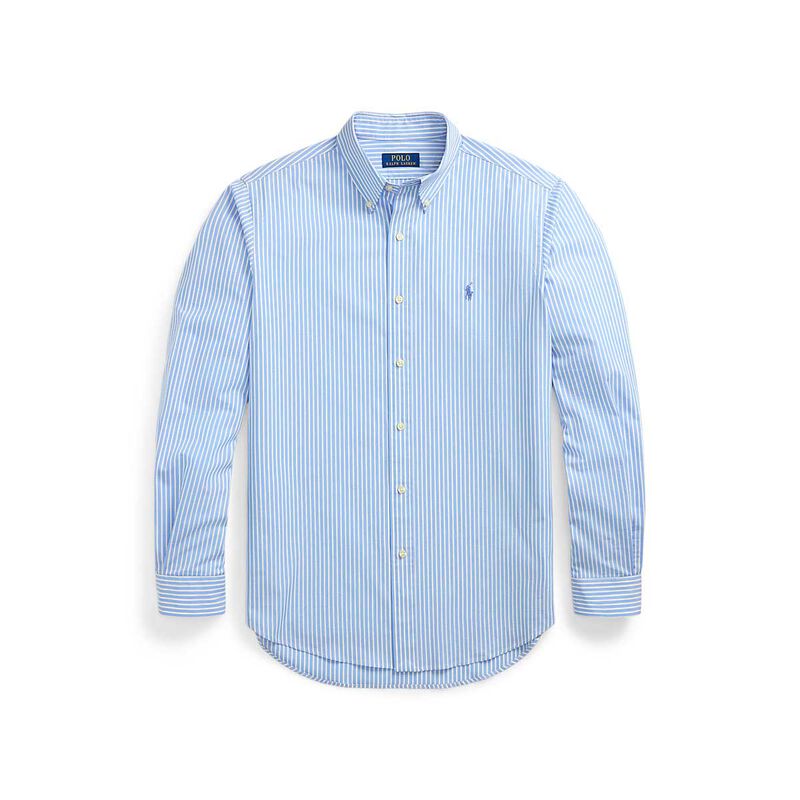Polo Ralph Lauren Custom Fit Striped Stretch Poplin Shirt image number 2