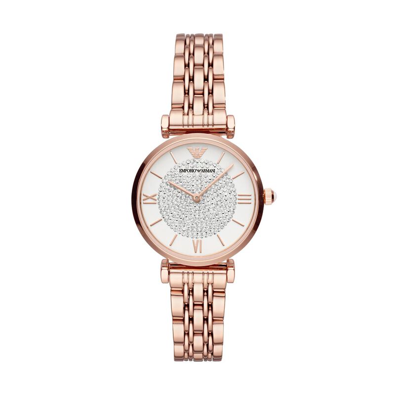 Emporio Armani Rose Gold-Tone Analogue Watch AR11244 image number 0