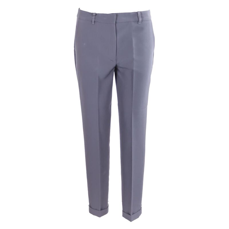 Biancoghiaccio 7/8 Length Pants With Cuff image number 0