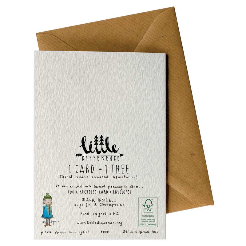 Little Difference Stay Strong Flowers Card image number 1