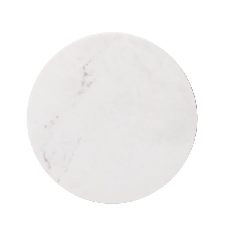 Città Marble Round Board White L 35cmdiax1.5cmh image number 0