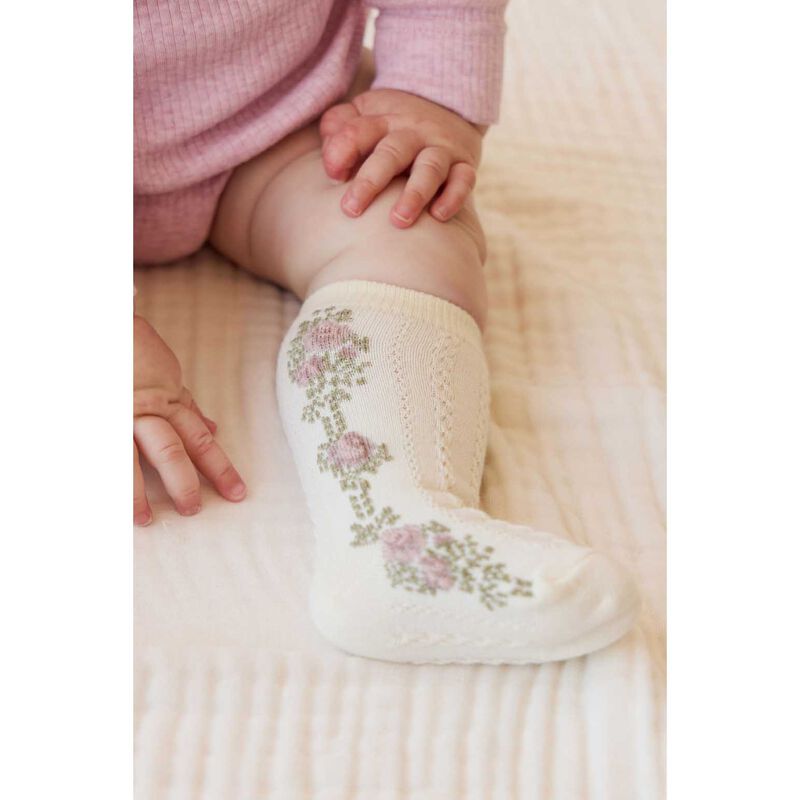 Jamie Kay Tasha Floral Jacquard Sock image number 1